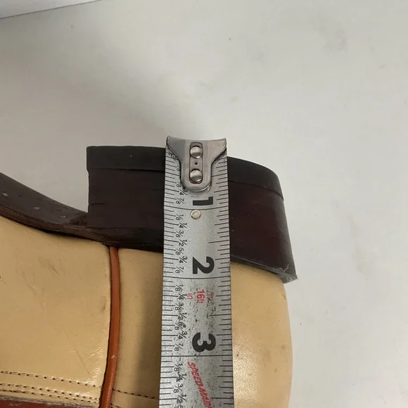 Vintage Tony Lama Urban Cowboy Boots | Teju Lizard Wingtip | Gold Label | 10 D - Picture 5 of 16